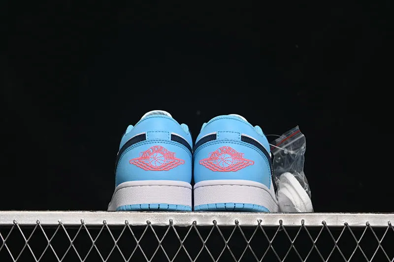 All categories Air Jordan Jordan series basketball shoes Air Jordan 1 Low Air Jordan 1 Low AJ1 Joe 1 blue white black hook low-top cultural casual sneakers 553558-149